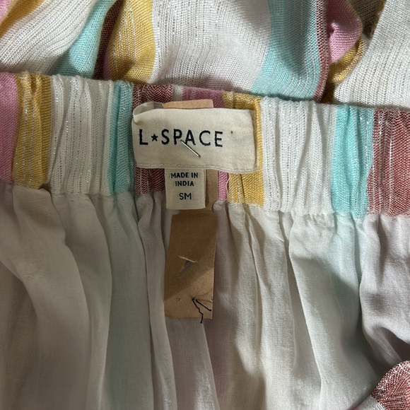 L Space Nwt Multi Striped Crop Halter Top 
 Multi Striped Peasant Maxi Skirt - Picture 9 of 9